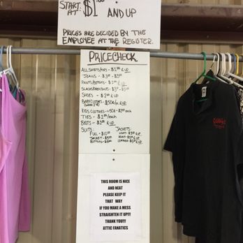 Attic Fanatics - Clothes are in the large building around back 7/4/18 - Thrift Stores Near Me - Pahrump, Nevada Attic Fanatics - Clothes are in the large building around back 7/4/18 - Thrift Stores Near Me - Pahrump, Nevada