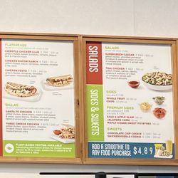 Food menu