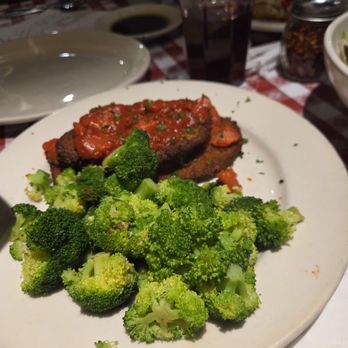 Buca di Beppo Italian Restaurant - Broccoli with veggie meat - Italian Near Me - San Diego, California