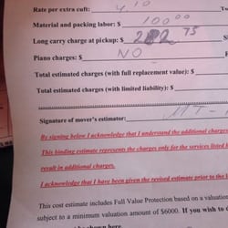 Where the driver wrote over the carbon in the "long carry charge." He keeps the original while you're stuck with the pink copy.