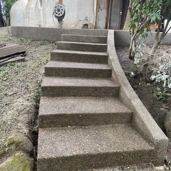 H2Oregon Concrete - First new curved staircase ! - Masonry/Concrete Near Me