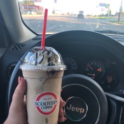 Scooter's Coffee - KitKat candy bar blender. Yum!