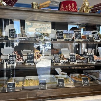 Iraklis - Assorted baklava and Turkish Delight dessert case. - Syrian Near Me - Santa Clara, California