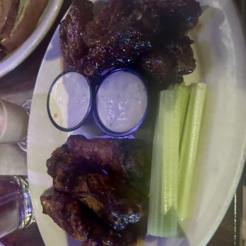 Beachland Tavern - Extra Crispy Smoked Kitchen Sink & Sweet Chili Bone-In Wings - New American Near Me - West Hartford, Connecticut Beachland Tavern - Extra Crispy Smoked Kitchen Sink & Sweet Chili Bone-In Wings - New American Near Me - West Hartford, Connecticut