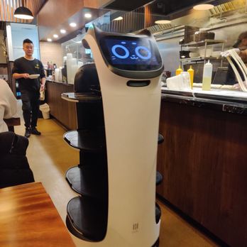 Magic Noodle - Here is the robot that delivers the appetizers. - Noodles Near Me - Overland Park, Kansas Magic Noodle - Here is the robot that delivers the appetizers. - Noodles Near Me - Overland Park, Kansas