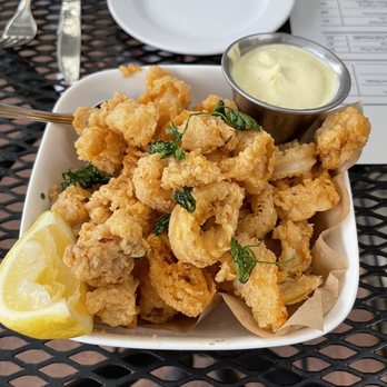 Monti's - Crispy Calamari with Spicy Aioli - Mediterranean Near Me - Santa Rosa, California Monti's - Crispy Calamari with Spicy Aioli - Mediterranean Near Me - Santa Rosa, California