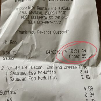 McDonald's - Fast Food Near Me - West Columbia, South Carolina