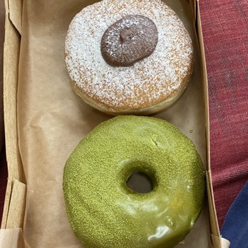 Good Town Doughnuts - Matcha vegan donut and Nutella donut - Donuts Near Me - Costa Mesa, California Good Town Doughnuts - Matcha vegan donut and Nutella donut - Donuts Near Me - Costa Mesa, California