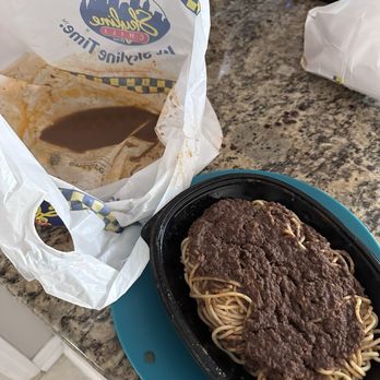Skyline Chili - A half filled "large" 3-way - Fast Food Near Me - West Chester, Ohio