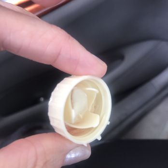 Starbucks - There was a lid in my coffee. It looked like it had strawberry purée or something on it. It definitely wasn't even from my drink. - Coffee & Tea Near Me - East Point, Georgia Starbucks - There was a lid in my coffee. It looked like it had strawberry purée or something on it. It definitely wasn't even from my drink. - Coffee & Tea Near Me - East Point, Georgia