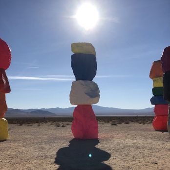 Seven Magic Mountains - Public Art Near Me - Las Vegas, Nevada Seven Magic Mountains - Public Art Near Me - Las Vegas, Nevada