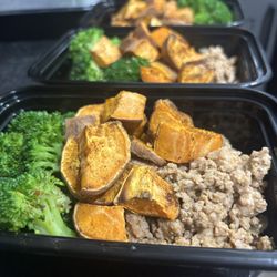 Slimthick Mealz - Ground turkey ,Cajun sweet potatoes,& broccoli