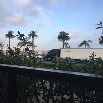 Humphreys Half Moon Inn - "Bay" View from my seat on the balcony. I'll spare you the sound of the compressor. - San Diego, CA