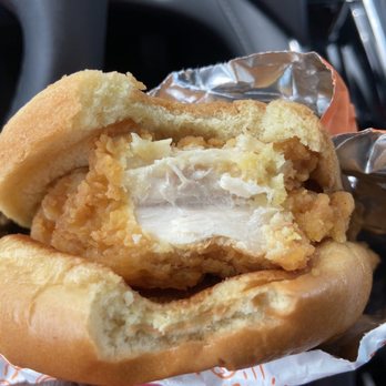 Popeyes Louisiana Kitchen - the inside of a sandwich - Fast Food Near Me - Hampton, Virginia Popeyes Louisiana Kitchen - the inside of a sandwich - Fast Food Near Me - Hampton, Virginia