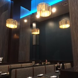 WAGYU Japanese BBQ - Not very large, but height makes it feel more open. Decor is modern with fancy lighting, very hip and cool.