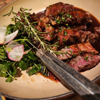 Sugarcane - 16oz rib eye with watercress - Cocktail Bars Near Me - Las Vegas, Nevada