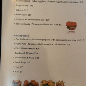 Time Out Cuisine - Menu - Mediterranean Near Me - Playa Del Rey, California