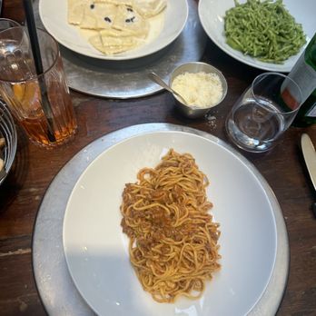 Hostaria Vecchia Rapallo - Pear Ravioli, Trofie al Pesto, Taglierini Ragu - Italian Near Me - Rapallo, GE Hostaria Vecchia Rapallo - Pear Ravioli, Trofie al Pesto, Taglierini Ragu - Italian Near Me - Rapallo, GE