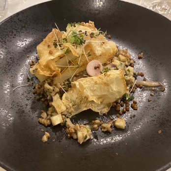 Les Archives - Buckwheat and celery "risotto" style, vegetable parmesan and pear with chardonnay - French Near Me - Poitiers, 86