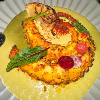 Saffron Modern Indian Dining - Tandoori Octopus - Indian Near Me - Milwaukee, Wisconsin Saffron Modern Indian Dining - Tandoori Octopus - Indian Near Me - Milwaukee, Wisconsin