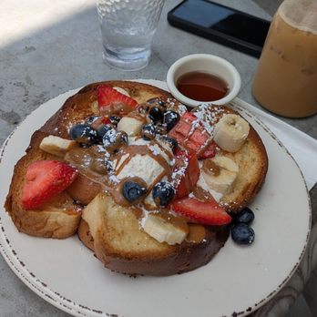 Sage Social Eatery - Cream Brule Cookie Butter French Toast - Latin American Near Me - Covina, California Sage Social Eatery - Cream Brule Cookie Butter French Toast - Latin American Near Me - Covina, California