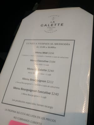 Menu photo 1 La Galette Buenos Aires, C