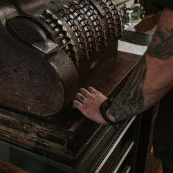 Wilson's Barbershop & Shave Parlor - Wilson's Barbershop & Shave Parlor. Cash register from 1923 still works. Celebrating 15 years in business.