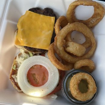 Dolly's Diner - Super Burger with onion rings - Diners Near Me - Princeton, West Virginia Dolly's Diner - Super Burger with onion rings - Diners Near Me - Princeton, West Virginia