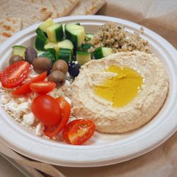 Pop Corner - Hummus Plate
