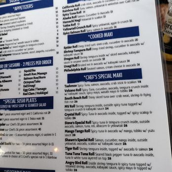 Lookout Tavern - Sushi Menu! - Seafood Near Me - Oak Bluffs, Massachusetts Lookout Tavern - Sushi Menu! - Seafood Near Me - Oak Bluffs, Massachusetts