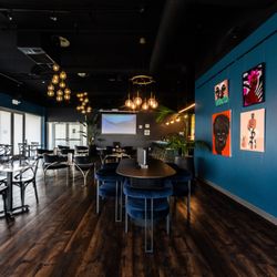 The Artist Tree Dispensary-Hawthorne - Lounge area with viewing for sports games