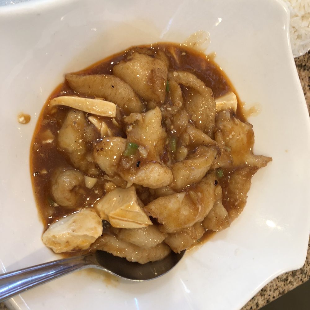 Green Tea Restaurant - Braised Fish Fillet with Tofu - Seafood Near Me - Stony Brook, New York