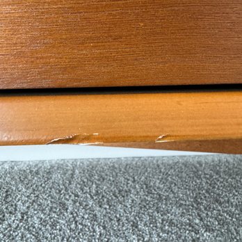 801 Moving - This is what happens when you don't protect the furniture. - Movers Near Me
