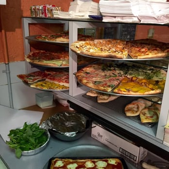 La Pizza - a variety of pizzas on display - Pizza Near Me - Roseland, New Jersey La Pizza - a variety of pizzas on display - Pizza Near Me - Roseland, New Jersey