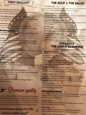 Menu photo 7 Revolution Morristown, NJ