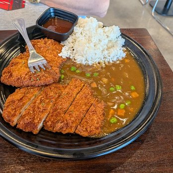 The Old School - Tonkatsu Curry Plate - Korean Near Me - Tustin, California The Old School - Tonkatsu Curry Plate - Korean Near Me - Tustin, California