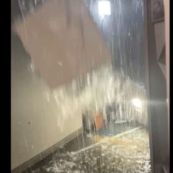 Hampton Inn Sioux Falls - Falling ceiling tile outside of my room - Hotels Near Me - Sioux Falls, South Dakota