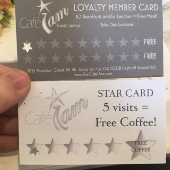 Cafe I AM - Punch cards!! - Coffee & Tea Near Me - Sandy Springs, Georgia