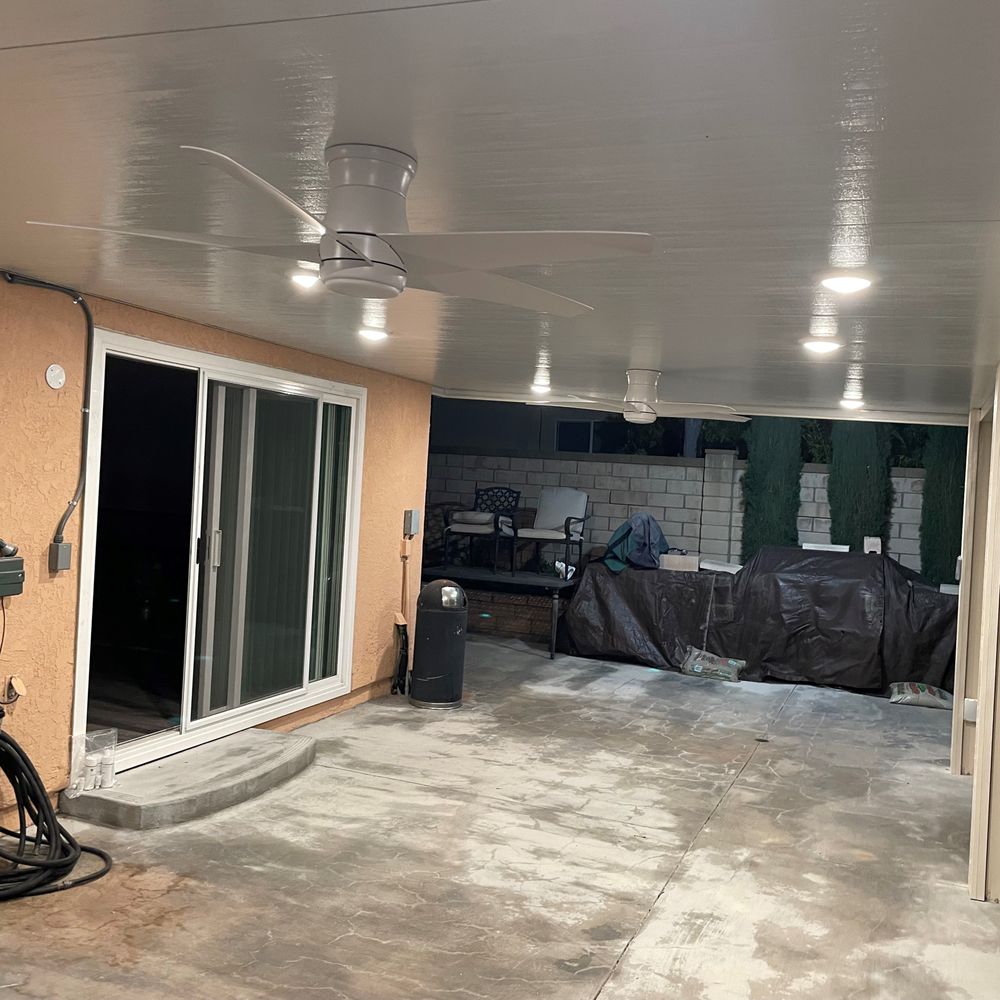 LJ Hausner Construction Company - Here is Patio Cover 1 view after installation - Patio Coverings Near Me - Tustin, California LJ Hausner Construction Company - Here is Patio Cover 1 view after installation - Patio Coverings Near Me - Tustin, California