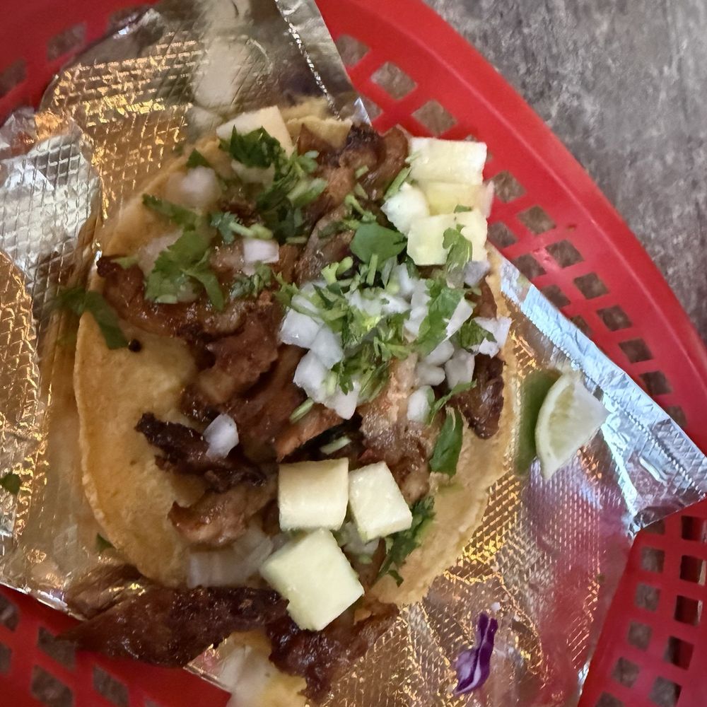 Acapulco Taquería Mexicana - El Al Pastor on corn tortilla - Mexican Near Me - San Juan, Puerto Rico