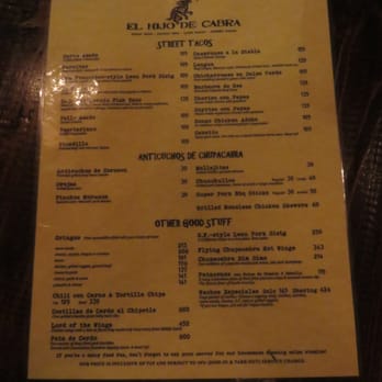 El Hijo de Cabra - El Hijo de Cabra Menu - Bars Near Me - Mandaluyong, NCR El Hijo de Cabra - El Hijo de Cabra Menu - Bars Near Me - Mandaluyong, NCR