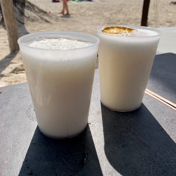 Playa Paraíso - Pina colada L: no alcohol $70 & R: with alcohol $150 - Beaches Near Me - Tulum, ROO