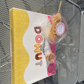 Mochi Lounge - CRISPY RAMEN ORIGINAL in plastic container that melted - Donuts Near Me - Anaheim, California Mochi Lounge - CRISPY RAMEN ORIGINAL in plastic container that melted - Donuts Near Me - Anaheim, California