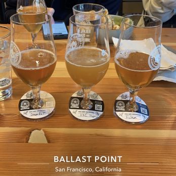Ballast Point Brewing San Francisco - 4oz beers. Cheap too! Loved em. - Breweries Near Me - San Francisco, California Ballast Point Brewing San Francisco - 4oz beers. Cheap too! Loved em. - Breweries Near Me - San Francisco, California