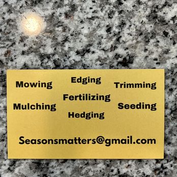 Seasons Matter - Lawn Services Near Me Seasons Matter - Lawn Services Near Me
