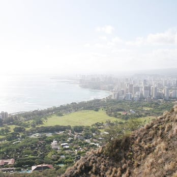 Diamond Head State Monument - View of Waikiki - Parks Near Me - Honolulu, Hawaii