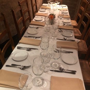 Fandango Restaurant - Setting for 11. - French Near Me - Pacific Grove, California