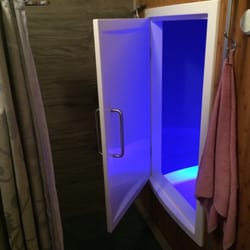 Holos NYC - Entering the immersion chamber. Shower before entering.
