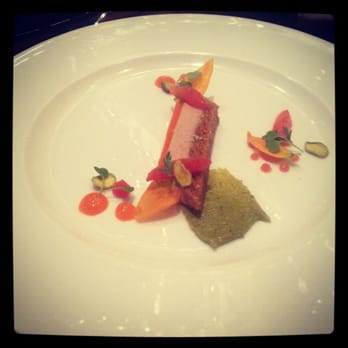 Ocean House - Duck foie with carrot cake and carrot aspic - Hotels Near Me - Watch Hill, Rhode Island