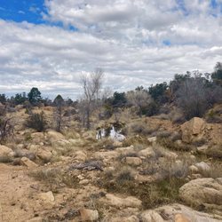 Williamson Valley Trailhead - Pools in Mint creek in January